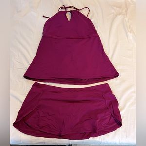 Athleta tankini and squirt set. XL